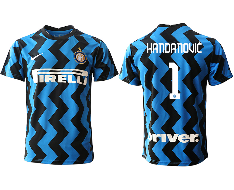 Men 2020-2021 club Inter Milan home aaa versio #1 blue Soccer Jerseys->inter milan jersey->Soccer Club Jersey